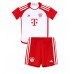 Bayern Munich Alphonso Davies #19 Replika Hemmatröja Barn 2023-24 Kortärmad (+ Korta byxor)